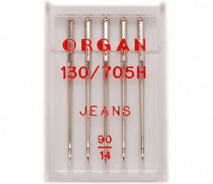 Иглы Organ джинс №90 (5шт.)